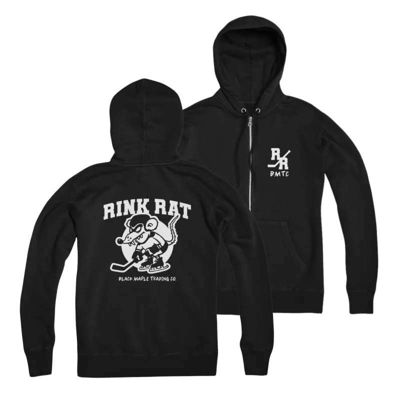 Rink Rat Zip Hoodie sold by Black Maple Trading