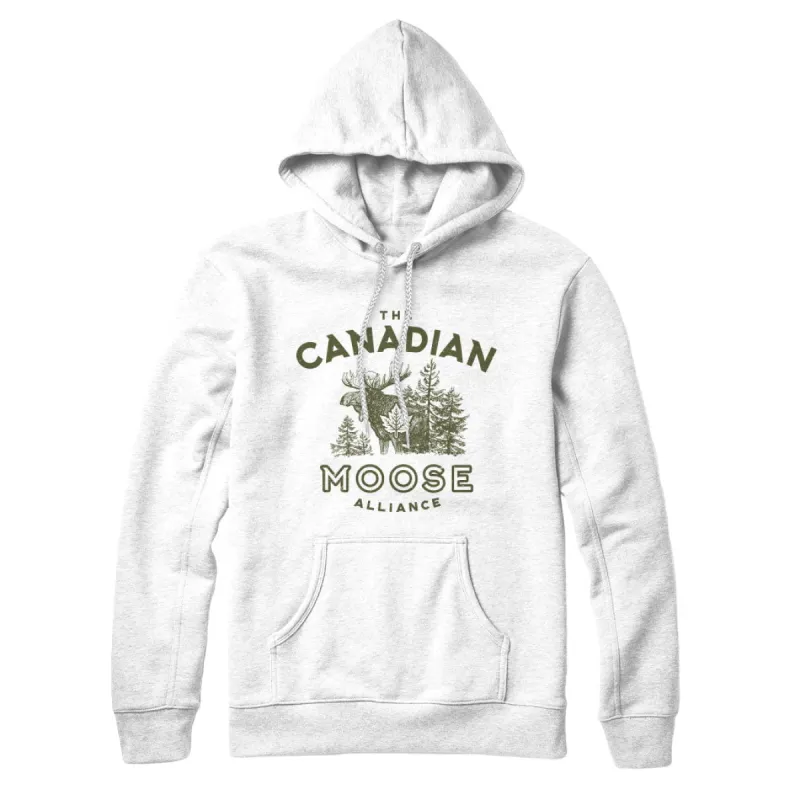 Canadian Moose Alliance Sweatshirt and Hoodie sold by Black Maple Trading