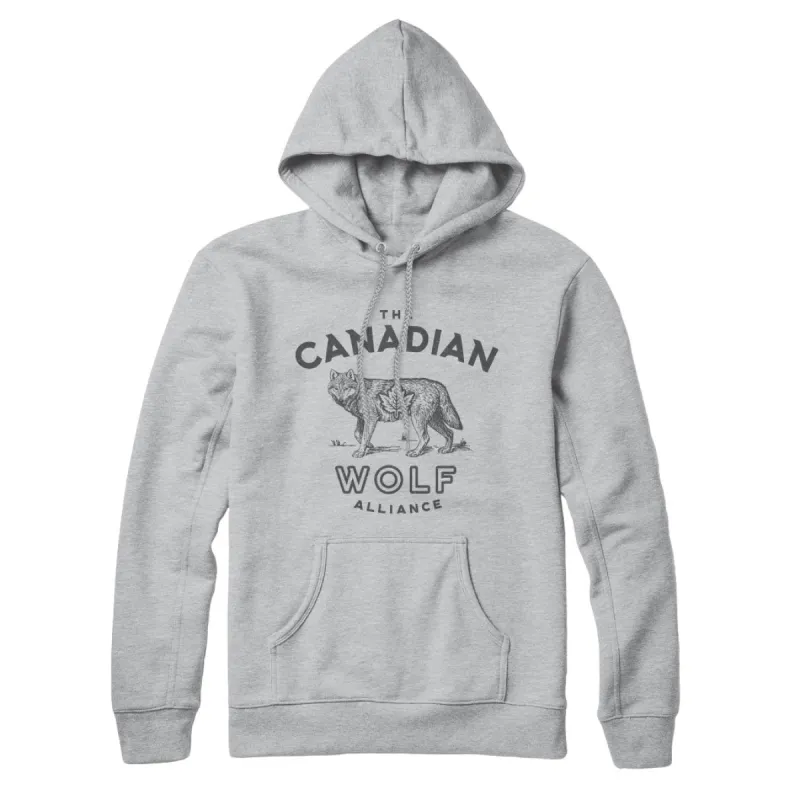 Canadian Wolf Alliance Sweatshirt and Hoodie sold by Black Maple Trading