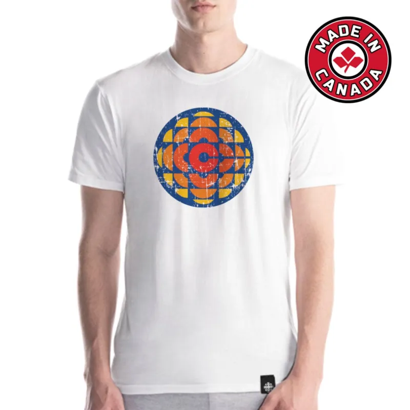 CBC 1974-1986 Retro Gem Logo - Made in Canada T-shirt sold by Black Maple Trading