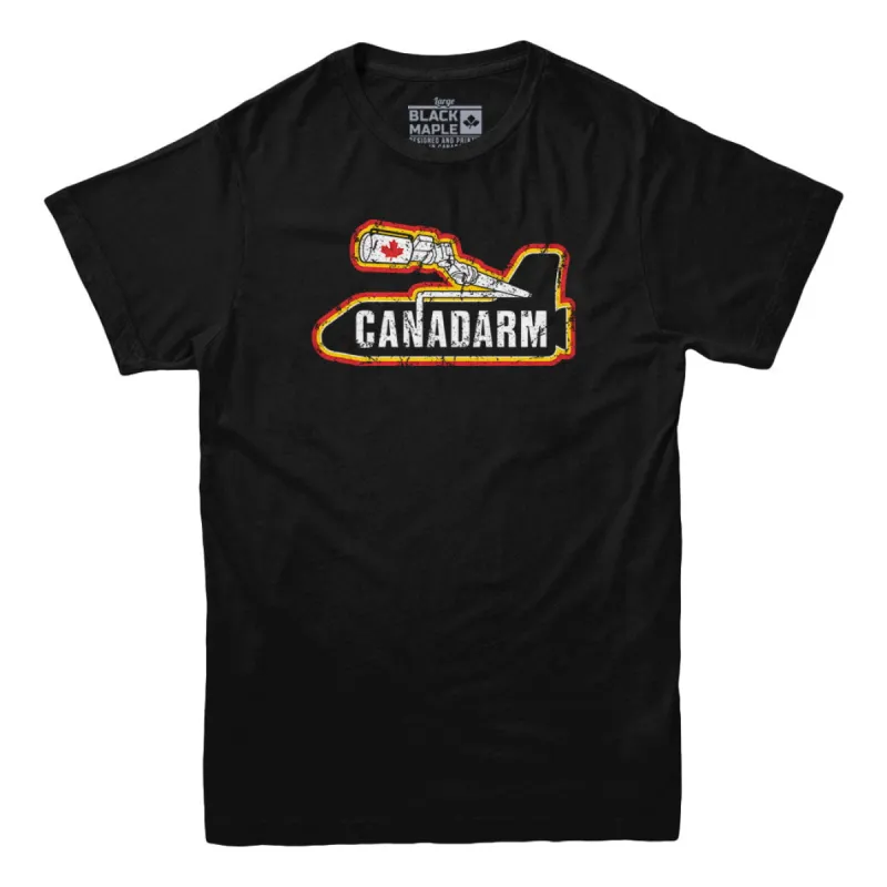 Canadarm Logo T-shirt sold by Black Maple Trading