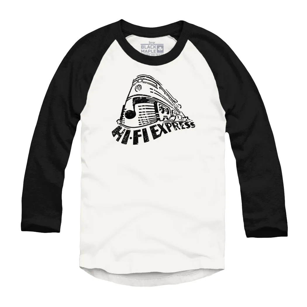 Hi-Fi Express Raglan Baseball Shirt sold by Black Maple Trading