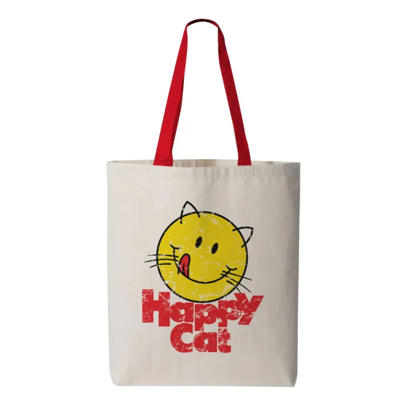 Happy Cat Tote Bag sold by Black Maple Trading