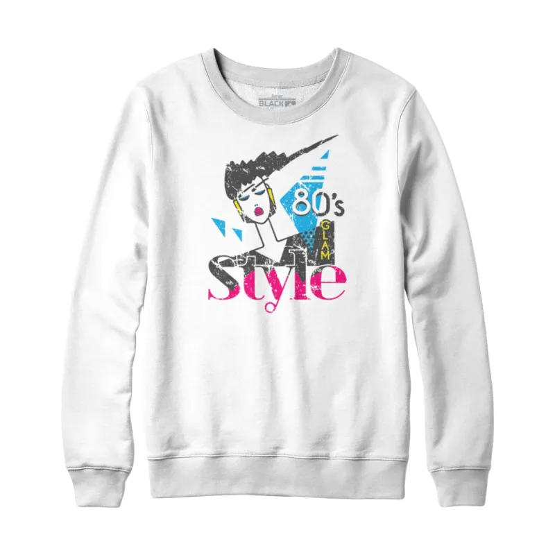80s Glam Style Sweatshirt and Hoodie sold by Black Maple Trading