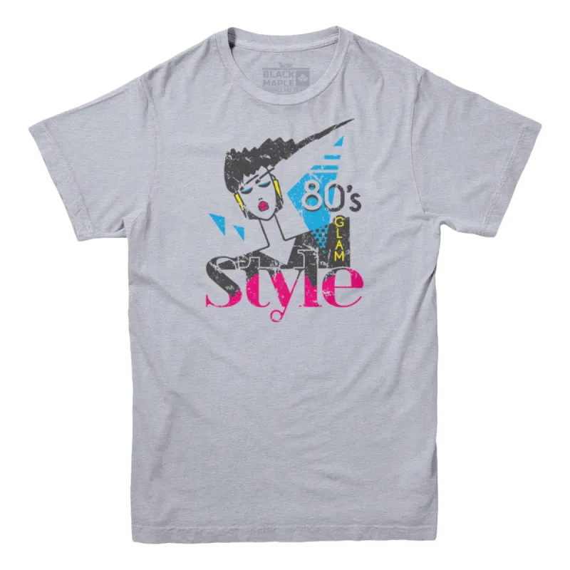 80s Glam Style T-shirt sold by Black Maple Trading