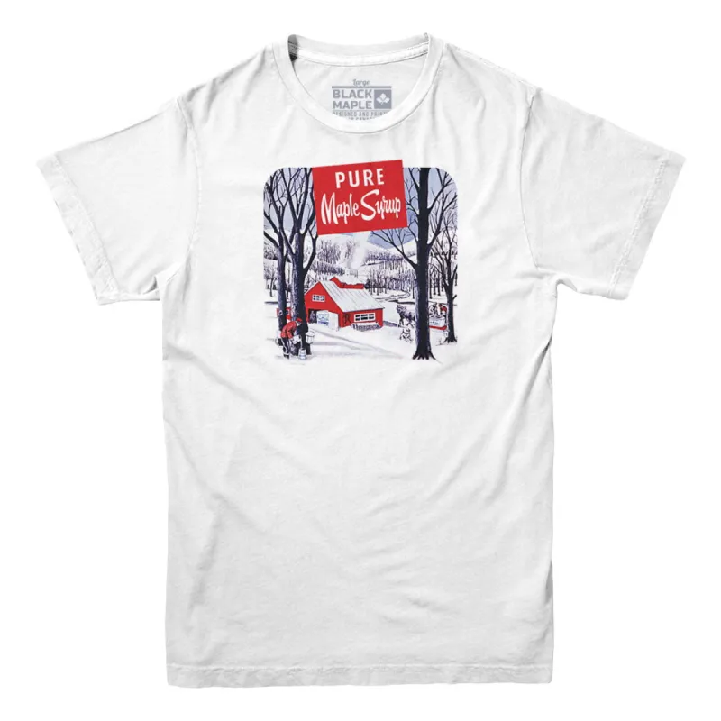 Pure Maple Syrup T-shirt sold by Black Maple Trading
