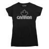 Canada Day Retro Design T-shirt sold by Black Maple Trading