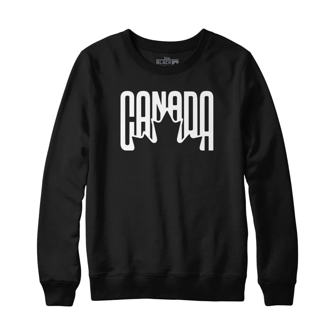 Canada Leaf Retro Design Sweatshirt and Hoodie sold by Black Maple Trading product image thumbnail 4