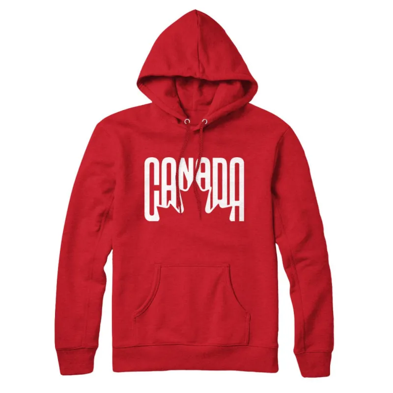 Canada Leaf Retro Design Sweatshirt and Hoodie sold by Black Maple Trading