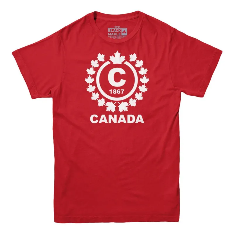Canada Crest T-shirt sold by Black Maple Trading