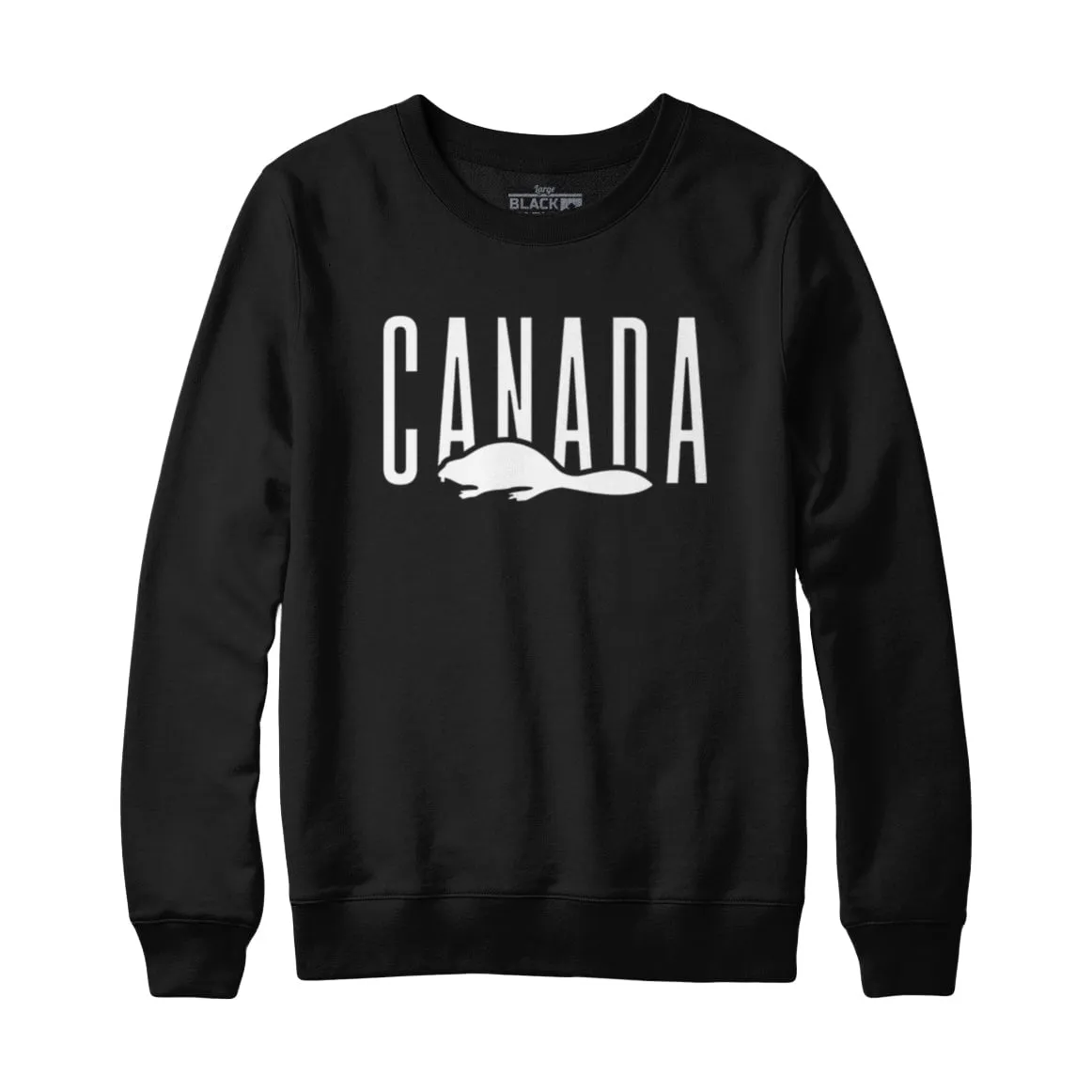 Canada Beaver Logo Sweatshirt and Hoodie sold by Black Maple Trading product image thumbnail 4