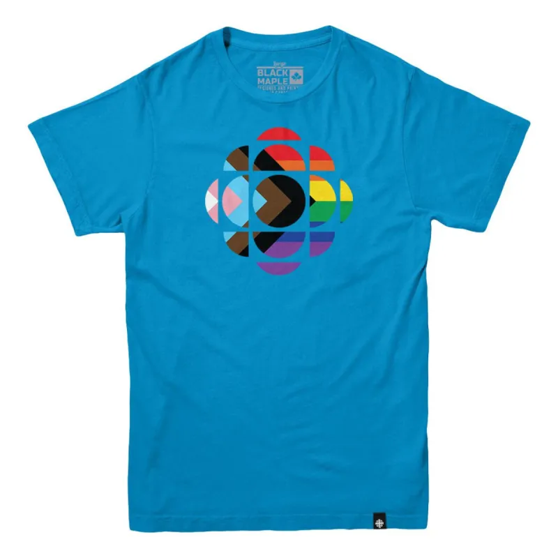 CBC Progress Pride Gem Logo T-shirt sold by Black Maple Trading