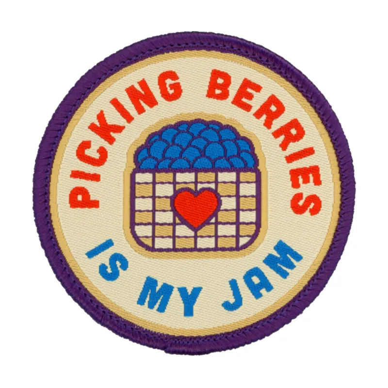 Picking Berries is My Jam Patch sold by Black Maple Trading