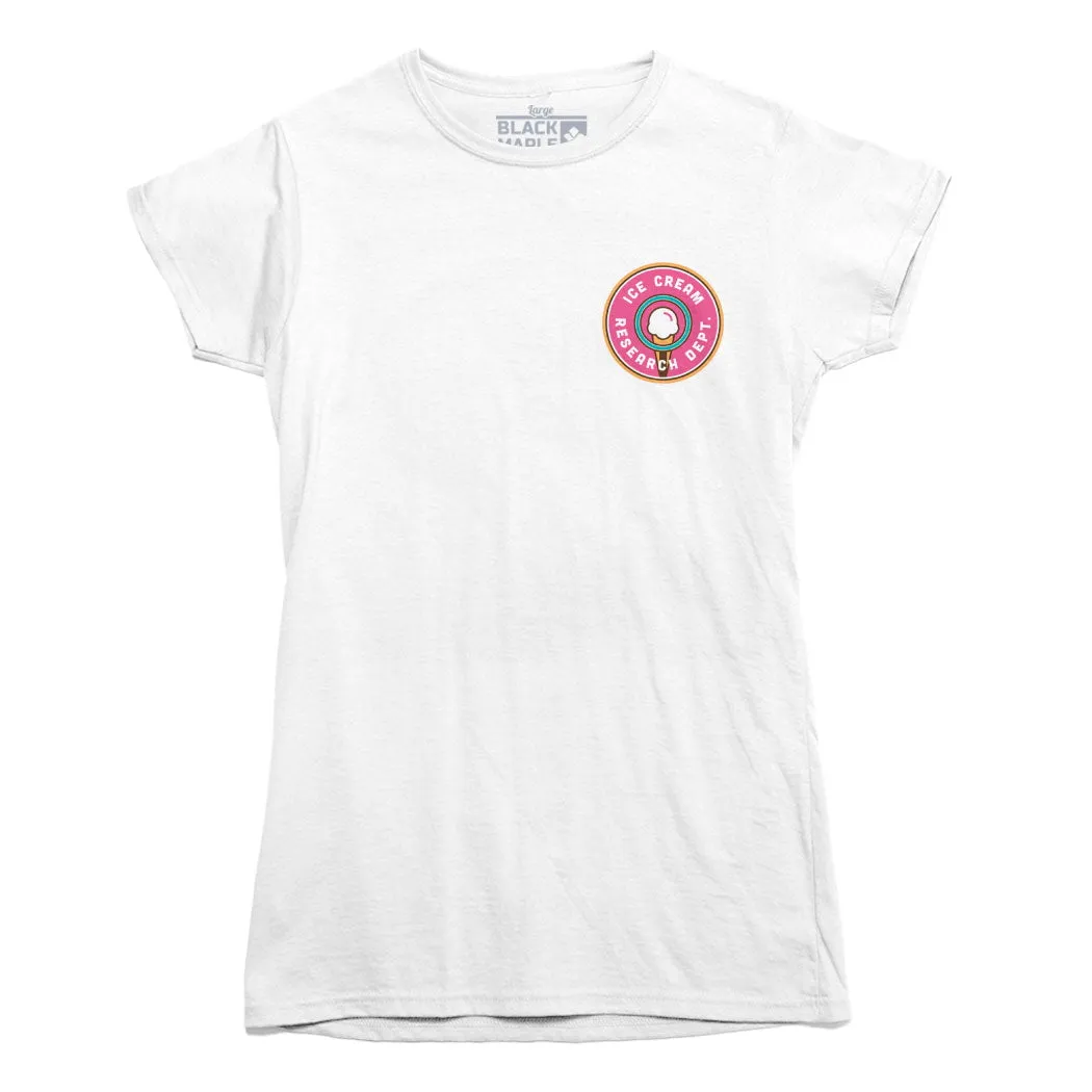 Ice Cream Research Dept T-Shirt sold by Black Maple Trading product image thumbnail 2