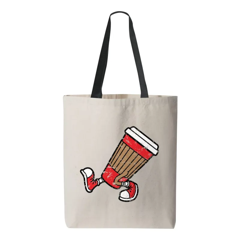 The Best Coffee Tote Bag Natural with Black sold by Black Maple Trading