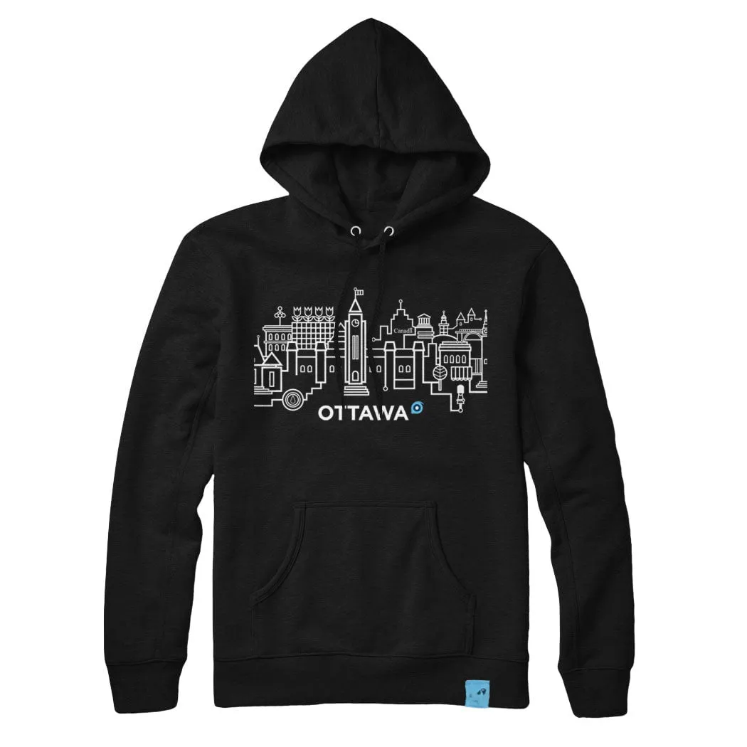 Kalooba Ottawa Skyline Hoodie sold by Black Maple Trading product image thumbnail 2