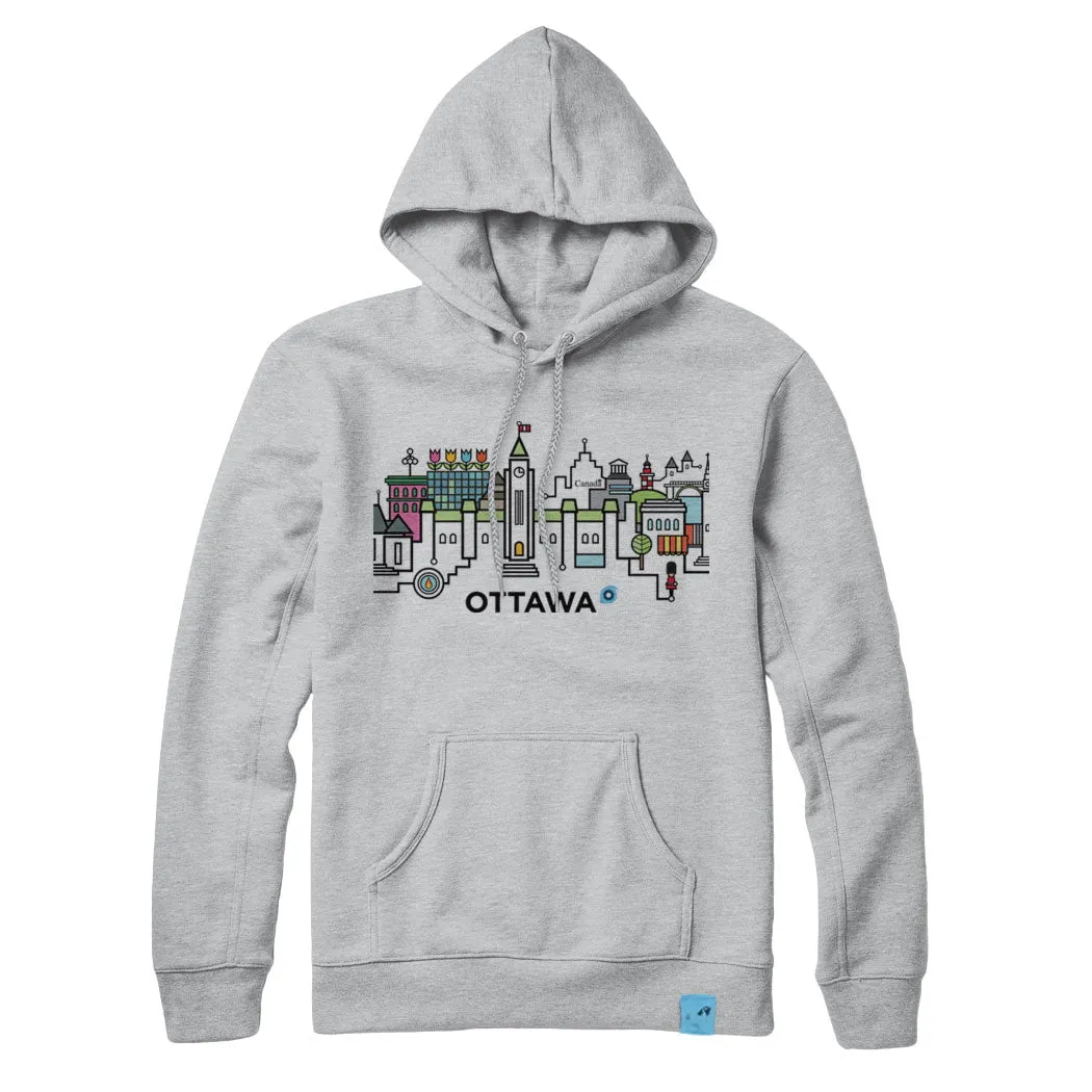 Kalooba Ottawa Skyline Hoodie sold by Black Maple Trading