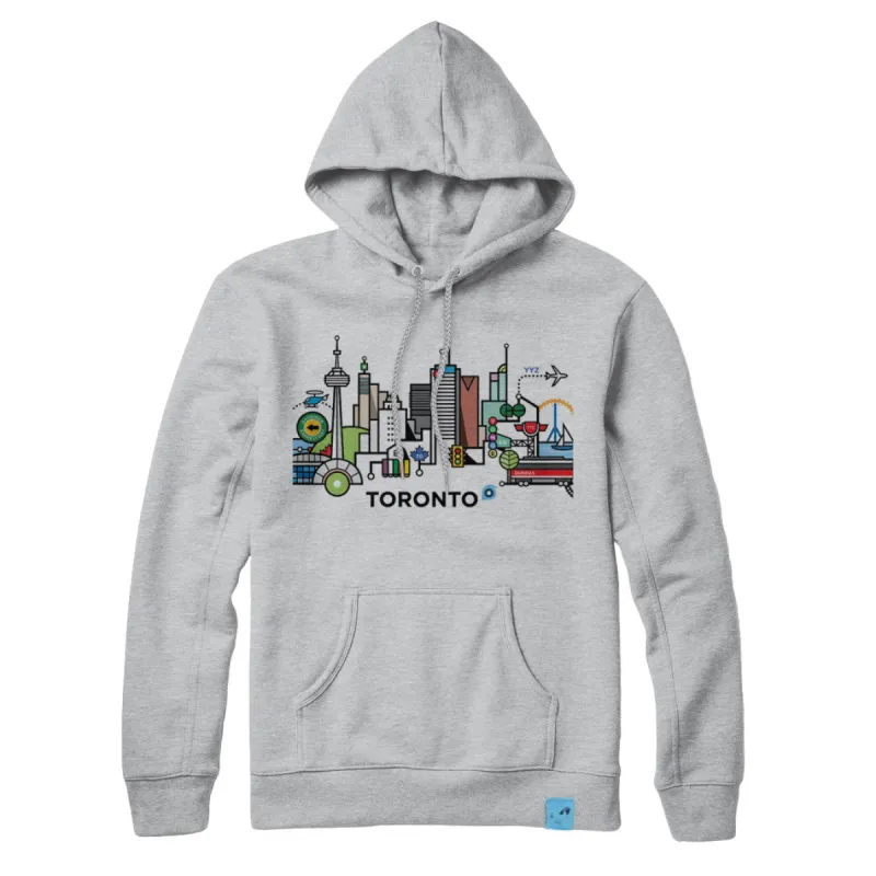 Kalooba Toronto Skyline Hoodie sold by Black Maple Trading