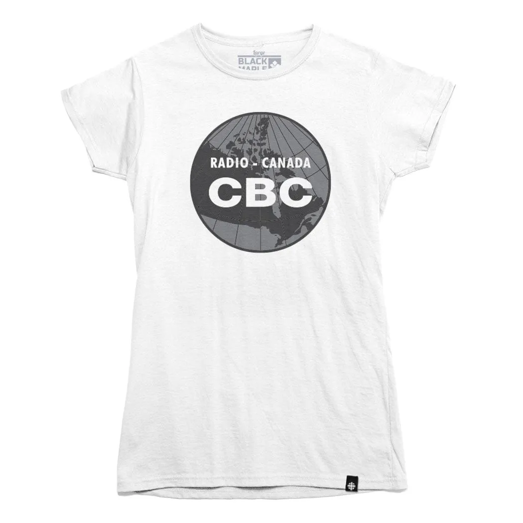 CBC 1958 Vintage Round Map Logo T-shirt sold by Black Maple Trading product image thumbnail 4
