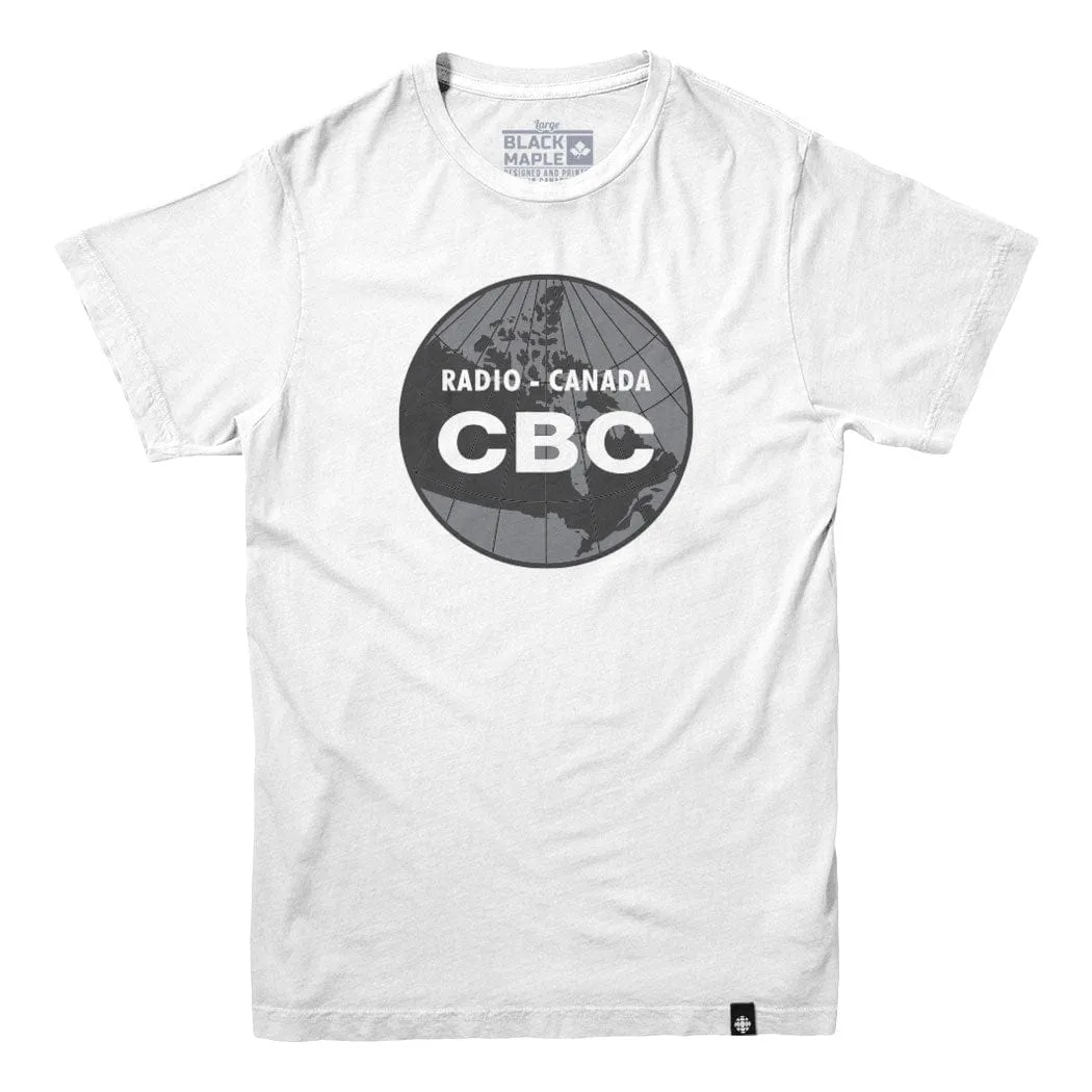 CBC 1958 Vintage Round Map Logo T-shirt sold by Black Maple Trading product image thumbnail 3