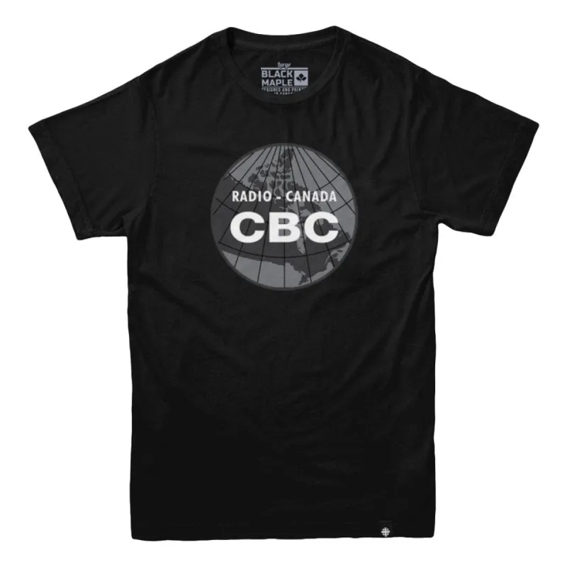 CBC 1958 Vintage Round Map Logo T-shirt sold by Black Maple Trading