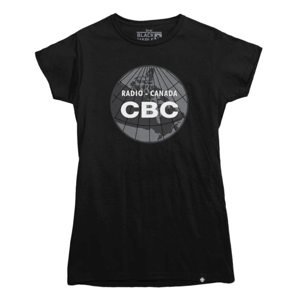 CBC 1958 Vintage Round Map Logo T-shirt sold by Black Maple Trading product image thumbnail 2