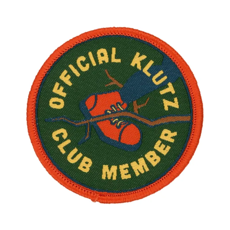 Official Klutz Club Member Patch sold by Black Maple Trading