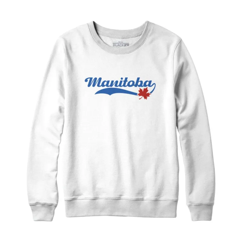 Manitoba Retro Baseball Logo Sweatshirt or Hoodie sold by Black Maple Trading