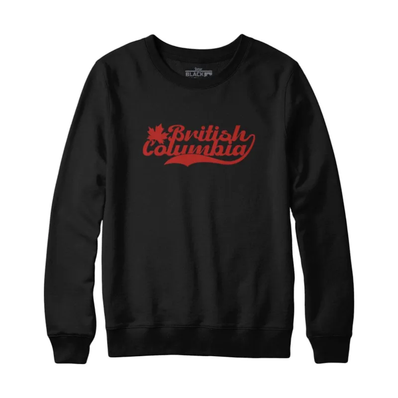 British Columbia Retro Baseball Logo Sweatshirt or Hoodie sold by Black Maple Trading