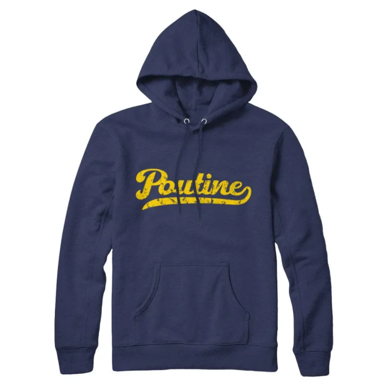 Poutine Old School Sweatshirt or Hoodie sold by Black Maple Trading