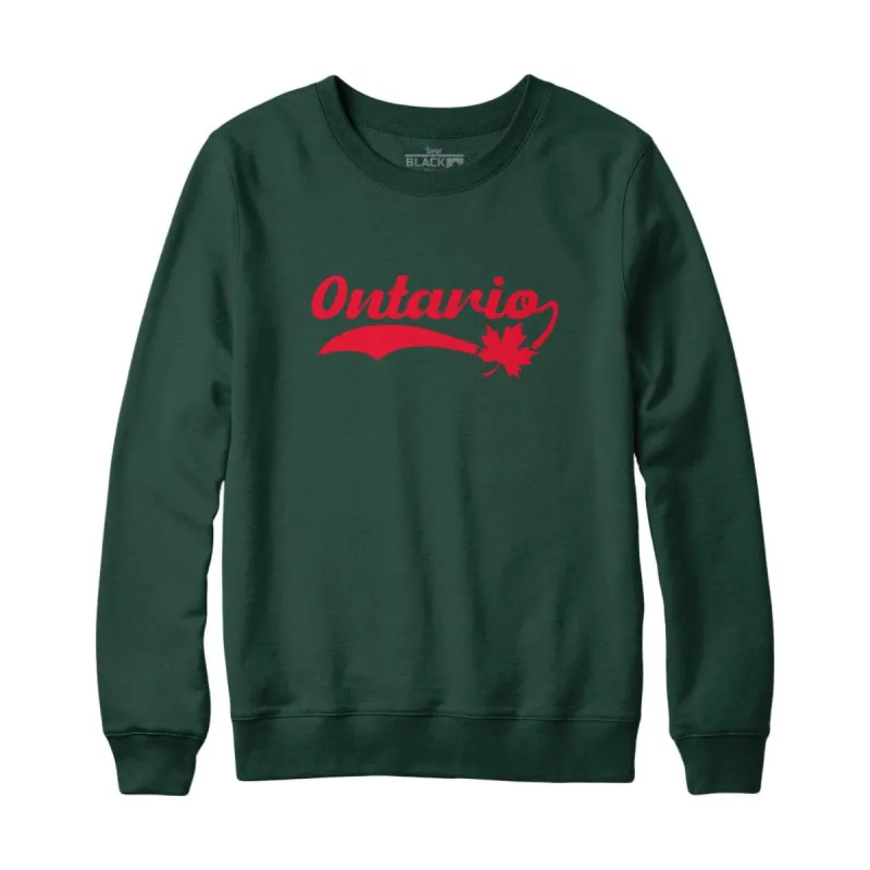 Ontario Retro Baseball Logo Sweatshirt or Hoodie sold by Black Maple Trading