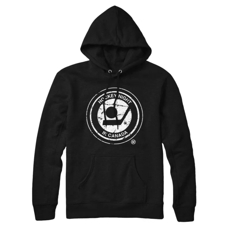 Retro Hockey Night In Canada Distressed Logo Sweatshirt or Hoodie sold by Black Maple Trading