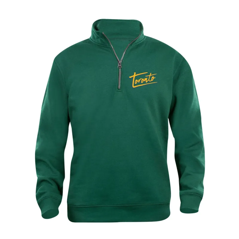 Toronto Signature 1/4 Zip Sweatshirt sold by Black Maple Trading