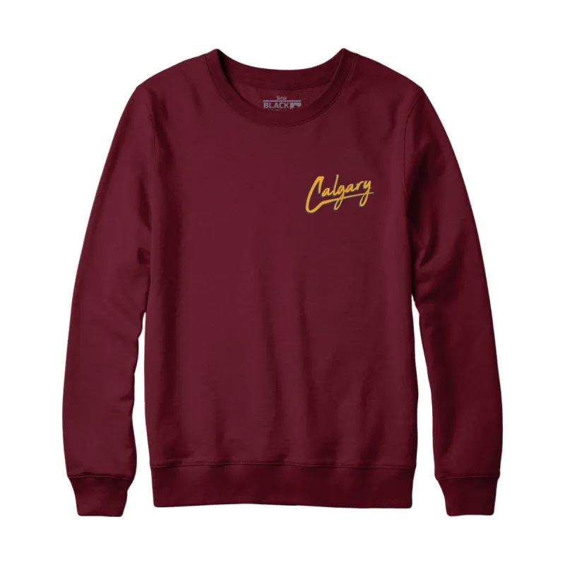 Calgary Signature Sweatshirt and Hoodie sold by Black Maple Trading