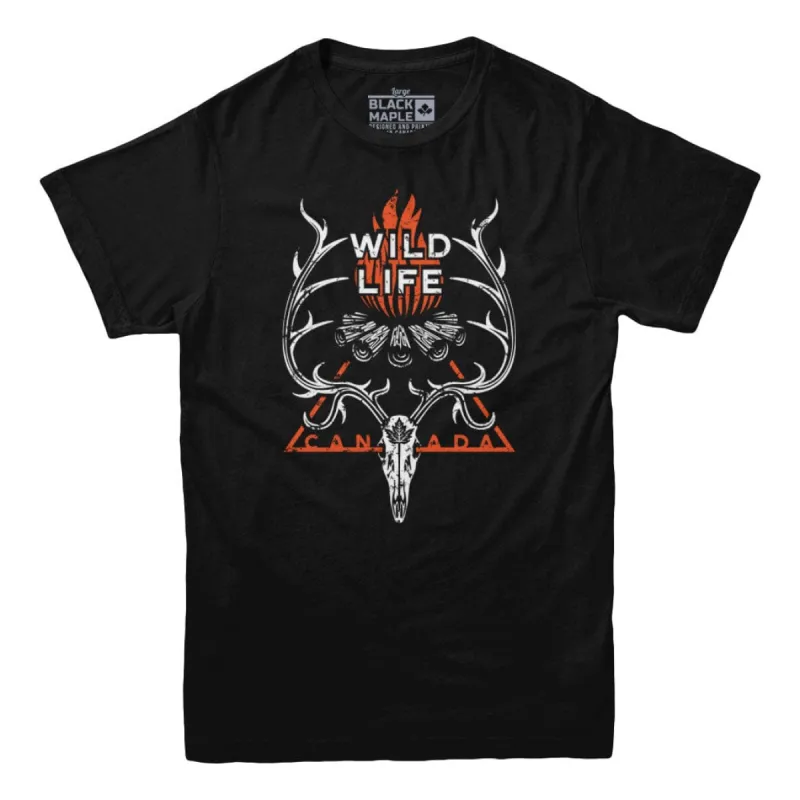 Wild Life Canada T-shirt sold by Black Maple Trading