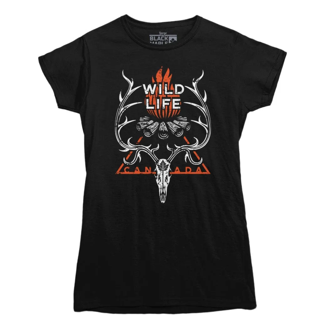 Wild Life Canada T-shirt sold by Black Maple Trading product image thumbnail 2