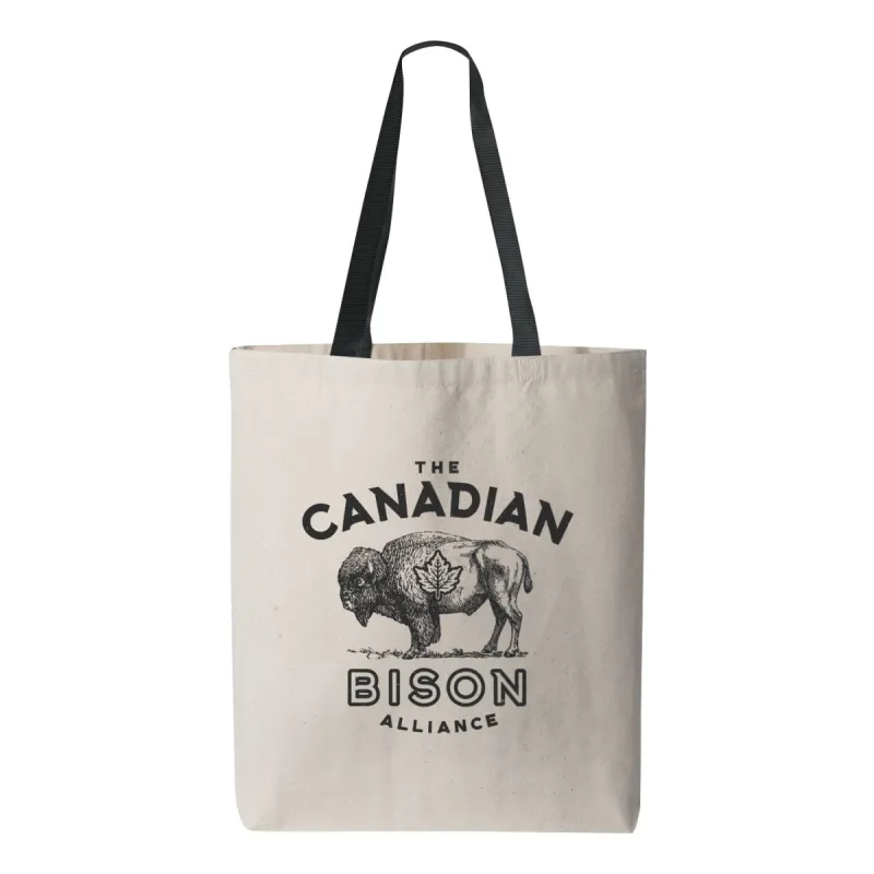 Canadian Bison Alliance Canvas Tote sold by Black Maple Trading