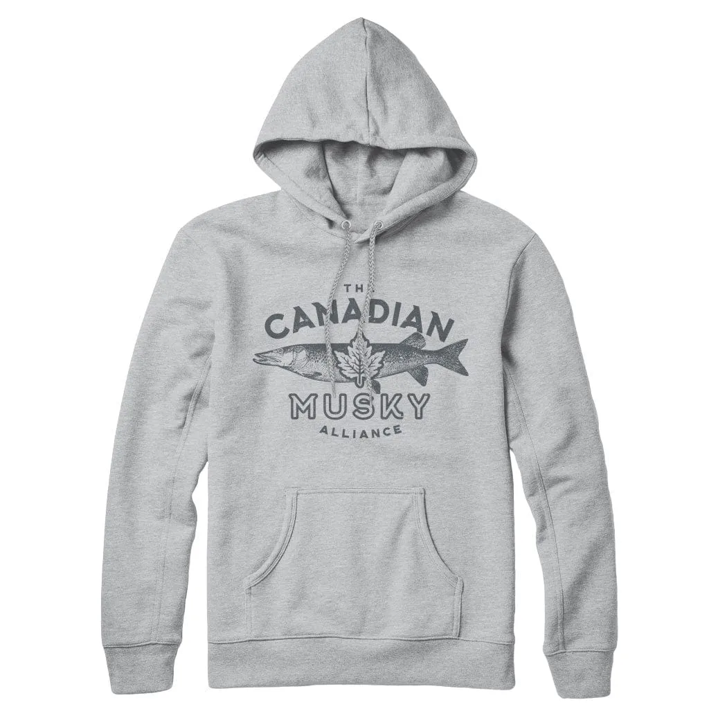 Canadian Musky Alliance Sweatshirt and Hoodie sold by Black Maple Trading product image thumbnail 2
