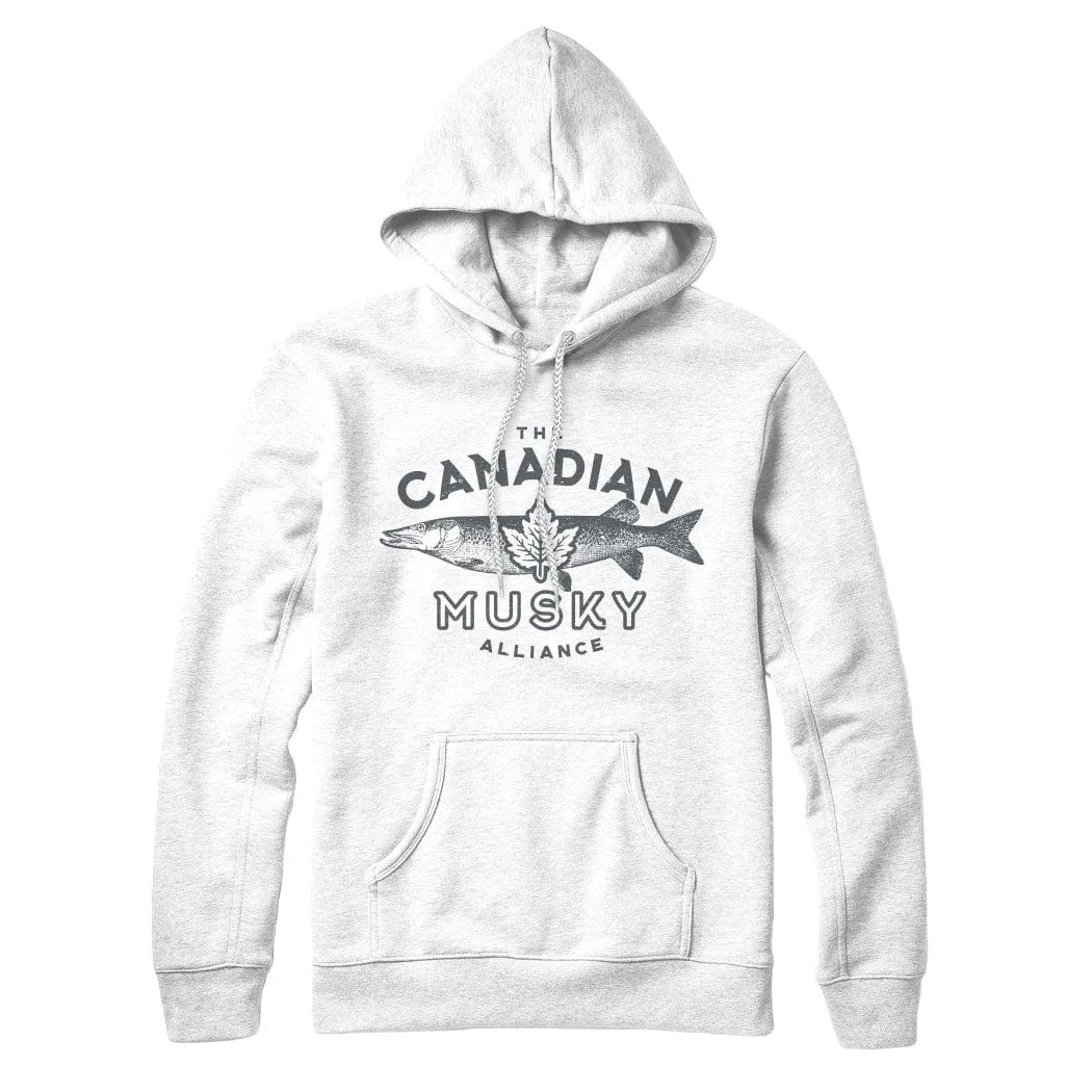 Canadian Musky Alliance Sweatshirt and Hoodie sold by Black Maple Trading product image thumbnail 4