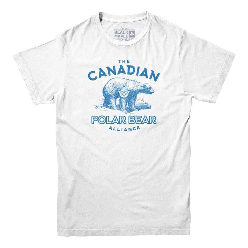 Canadian Polar Bear Alliance T-shirt sold by Black Maple Trading