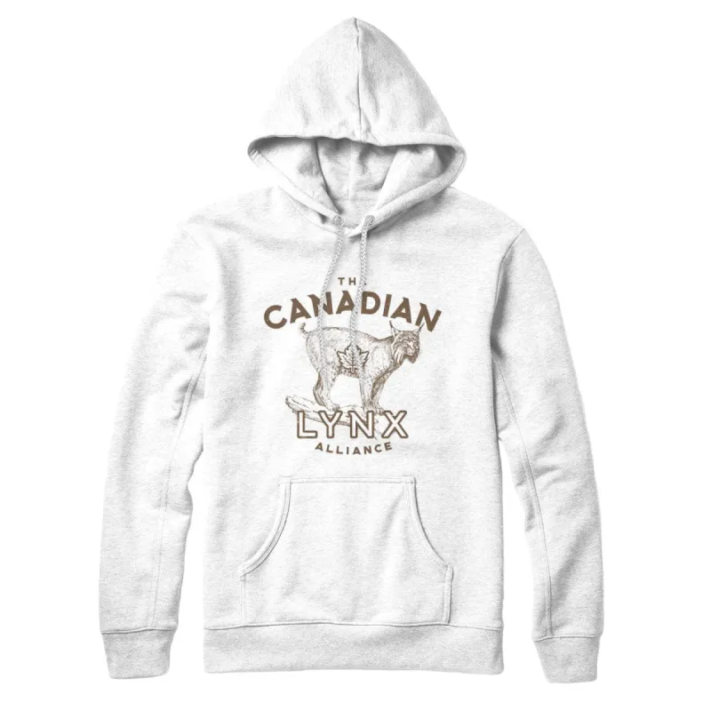 Canadian Lynx Alliance Sweatshirt and Hoodie sold by Black Maple Trading