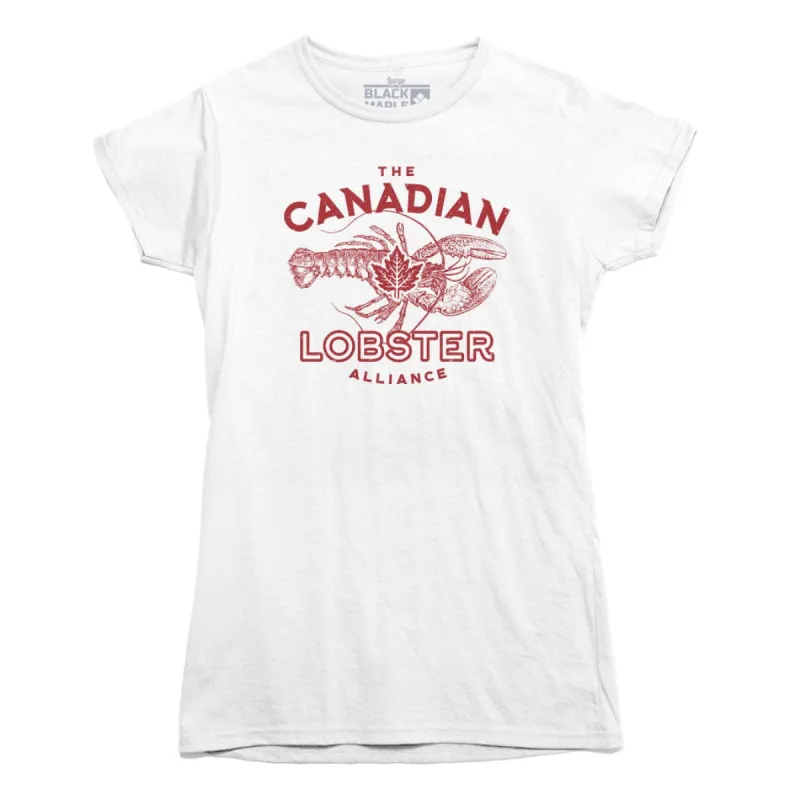 Canadian Lobster Alliance T-shirt sold by Black Maple Trading