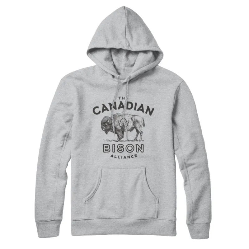 Canadian Bison Alliance Sweatshirt and Hoodie sold by Black Maple Trading