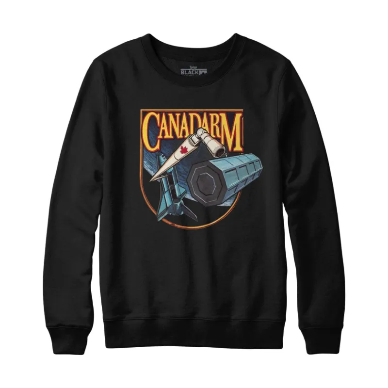 Canadarm Illustration Sweatshirt and Hoodie sold by Black Maple Trading