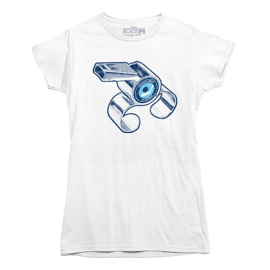 HNIC Referee Whistle T-shirt sold by Black Maple Trading product image thumbnail 4