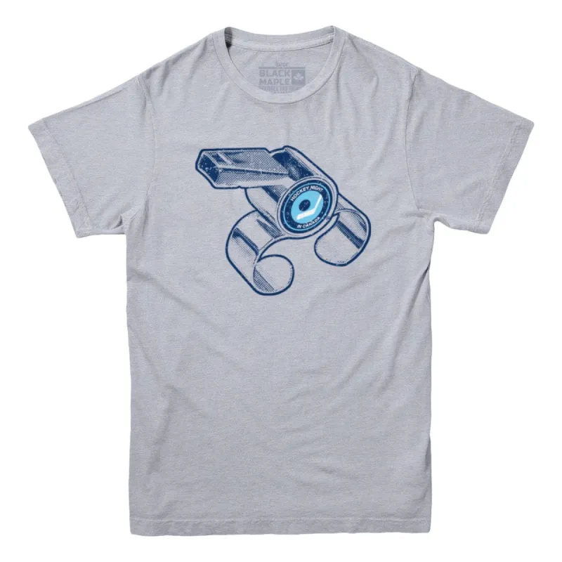 HNIC Referee Whistle T-shirt sold by Black Maple Trading
