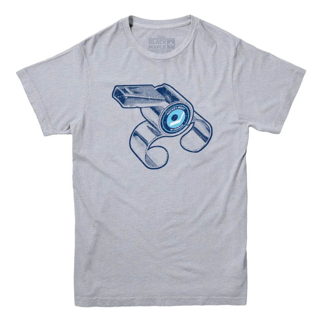 HNIC Referee Whistle T-shirt sold by Black Maple Trading