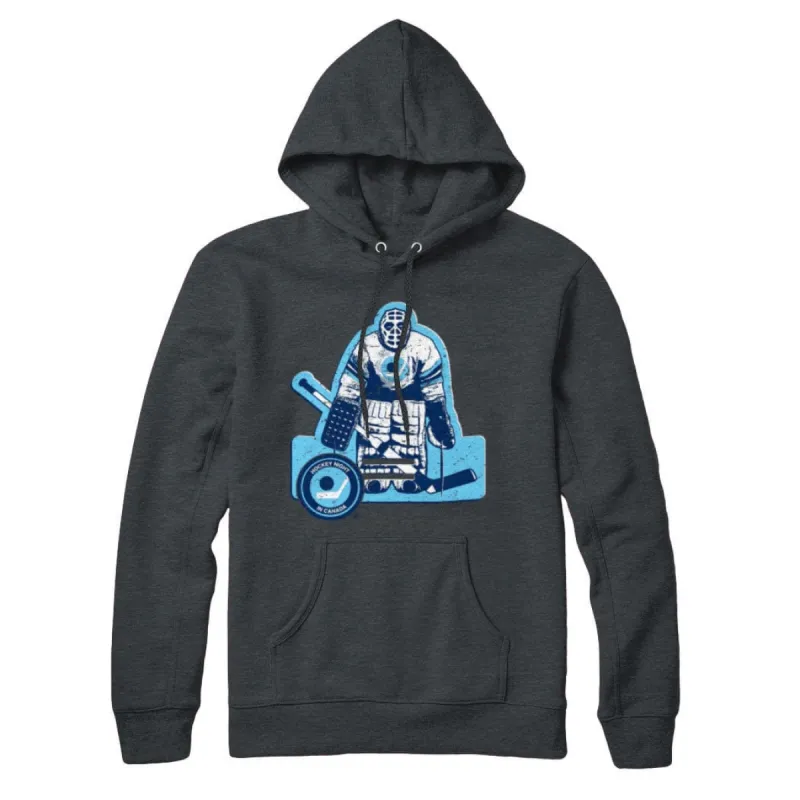 HNIC Vintage Table Hockey Goalie Sweatshirt Hoodie sold by Black Maple Trading