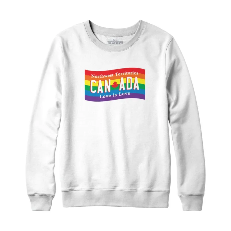 Northwest Territories Love is Love Sweatshirt Hoodie sold by Black Maple Trading