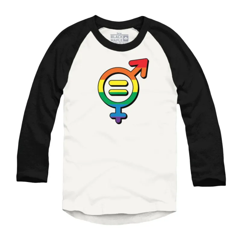 Pride Gender Equality Icon Baseball Shirt sold by Black Maple Trading
